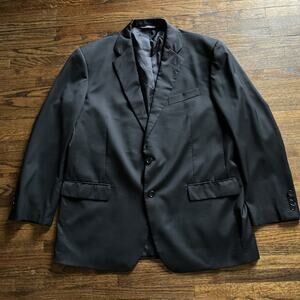 Brooks Brothers 2 Piece Suit Madison 1818 Estrato Men's 45R/40W Navy 100% Wool